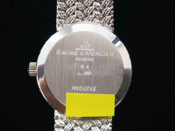 金無垢】ボーム&メルシエ BAUME&MERCIER K18 750刻印 クォーツ 金無垢】ボーム&メルシエ BAUME&MERCIER K18 750刻印 クォーツ