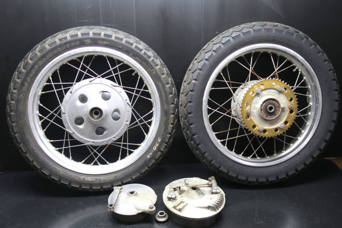 SR400 ホイール ヤマハ 純正 2H6 セット 0 ブレーキ 1JR 18x2.15 1 