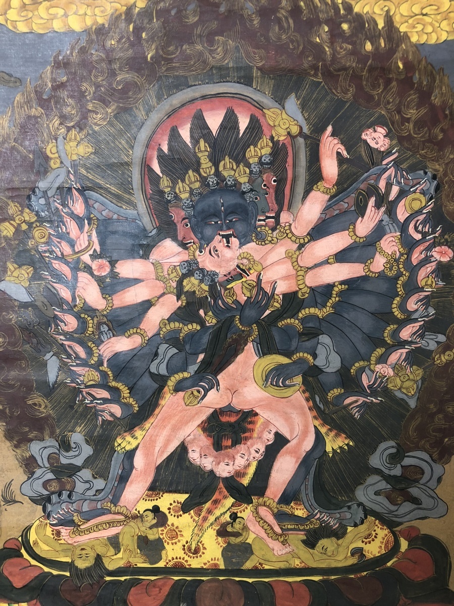 チベット 仏画 タンカ 曼荼羅 仏教美術 掛け軸 掛軸 ③ 【公式通販】