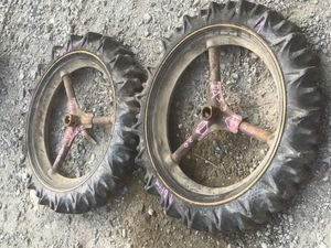 青森 田植機 タイヤ 600X60 前輪 タイヤ 一本 直径 600㎜ 田植え 車輪 乗用 パーツ 部品 中古品