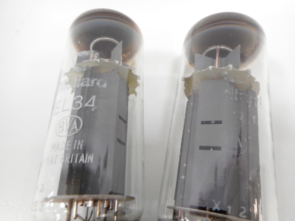 中古 MULLARD ムラード EL34 真空管 4本セット 音響 オーディオ