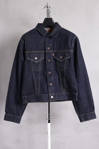 定番，限定セール バレンシア工場製 LEVI'S リーバイス 70557-0006 557XX 復刻 デニム ジャケット 36 濃紺 33HG4698 BB07(ジージャン)｜売買されたオークション情報、yahooの商品情報をアーカイブ公開 - オークファン 男性用