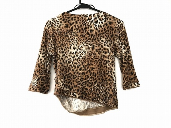 トップス 七分袖カットソー レオナール LEONARD サイズLL XL