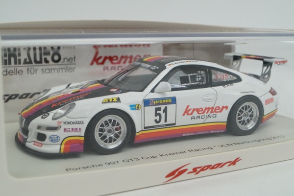 SPARK スパーク 1/43 クレーマー ポルシェ 997 GT3 Cup VLN