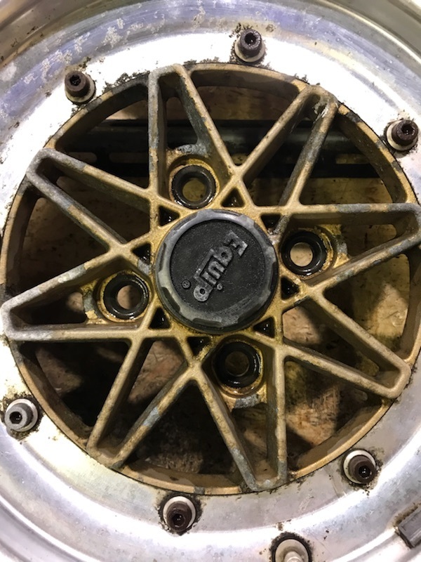 旧車 当時物 深リム WORK Equip エクイップ 3ピース ホイール 2