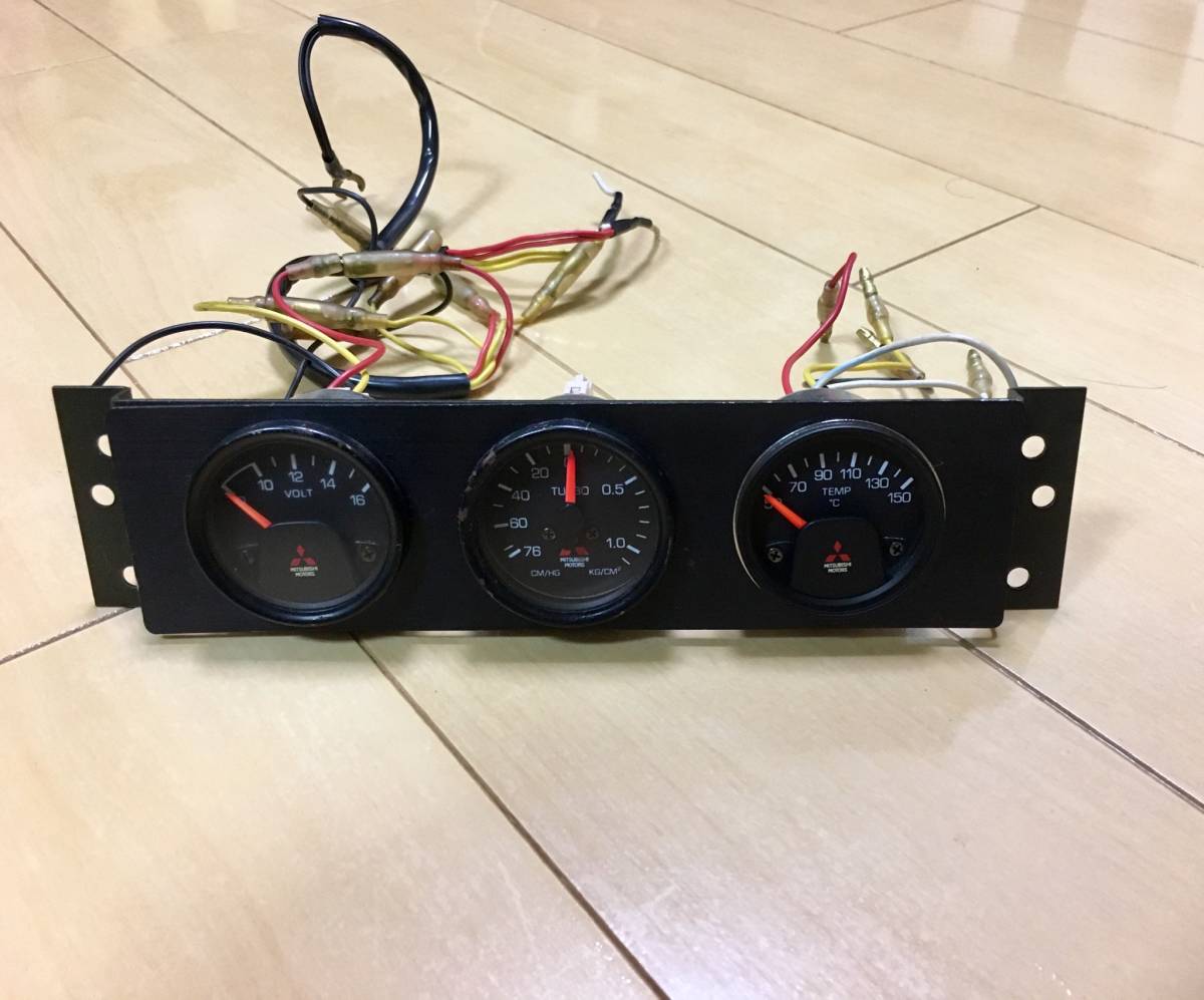 ラムコ LAMCO 3連メーター ブースト計 電圧計 温度計 1DIN追加メーター 