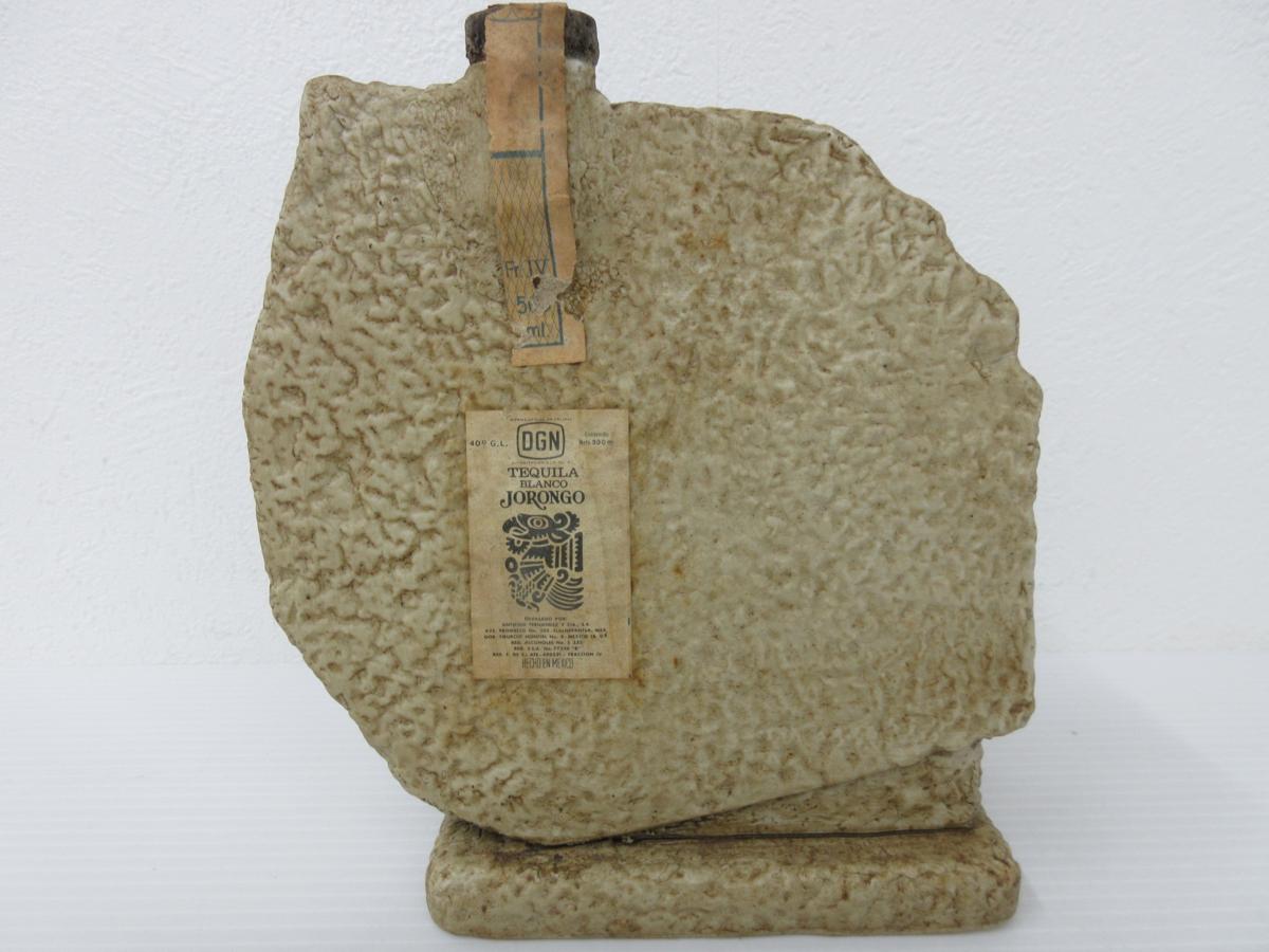 古酒 ヴィンテージ テキーラ ジョロンゴ/ BLANCO JORONGO TEQUILA メキシコ 陶器ボトル 500ml (1331g) 40% 未開栓 / 20422