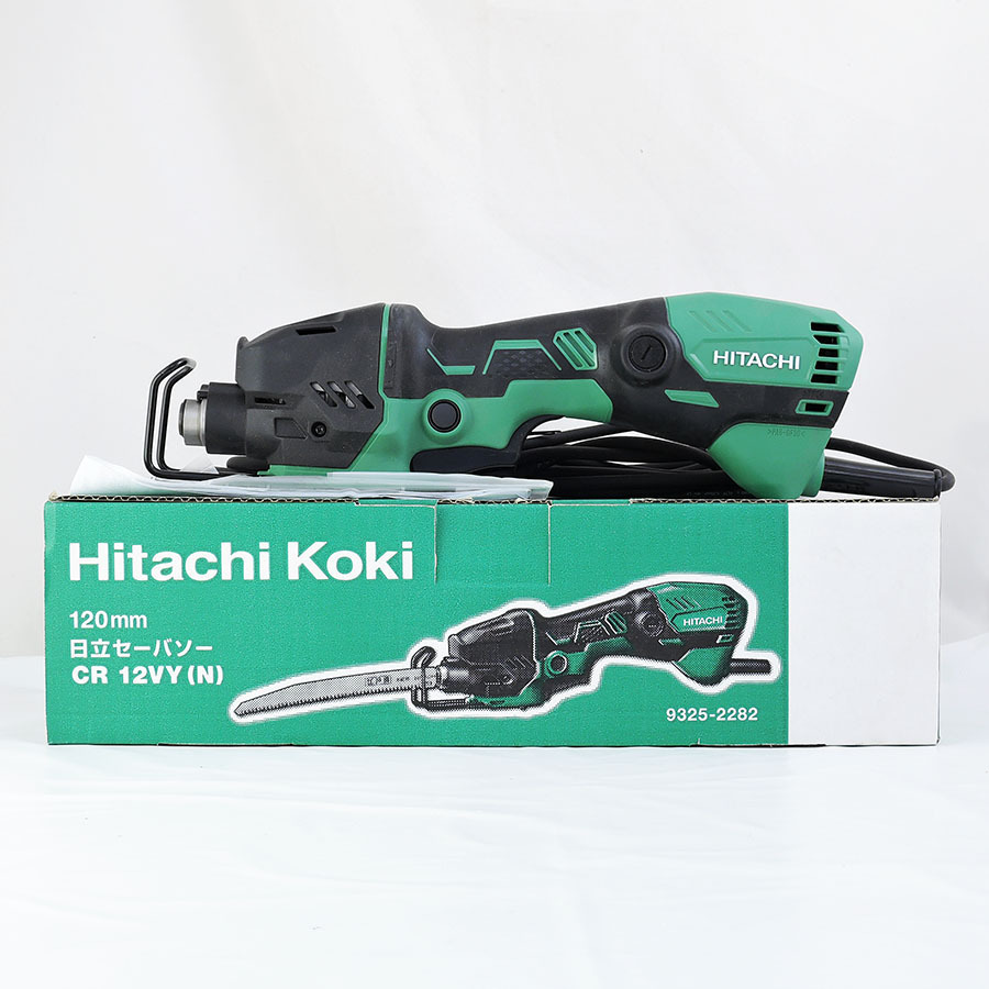 日立セーバーソー箱、刃付き 未使用品 HITACHI◇120mm ヒタチセーバーソー 本体 CR12VY(N