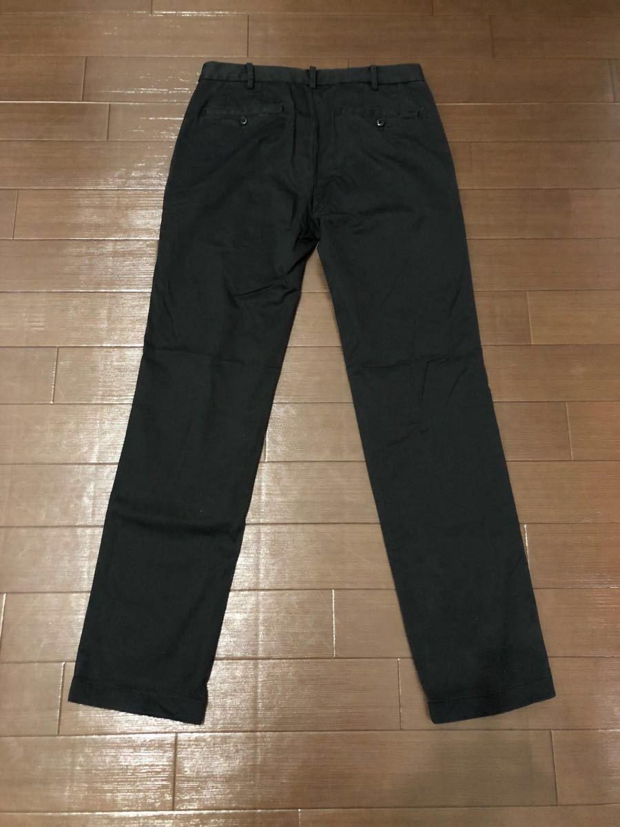 ユニクロ Uniqlo スリムフィットノータックチノ メンズ ブラック 黒 73 S Mサイズ相当 格安 曲線美 脚長効果 ボトムス 売買されたオークション情報 Yahooの商品情報をアーカイブ公開 オークファン Aucfan Com