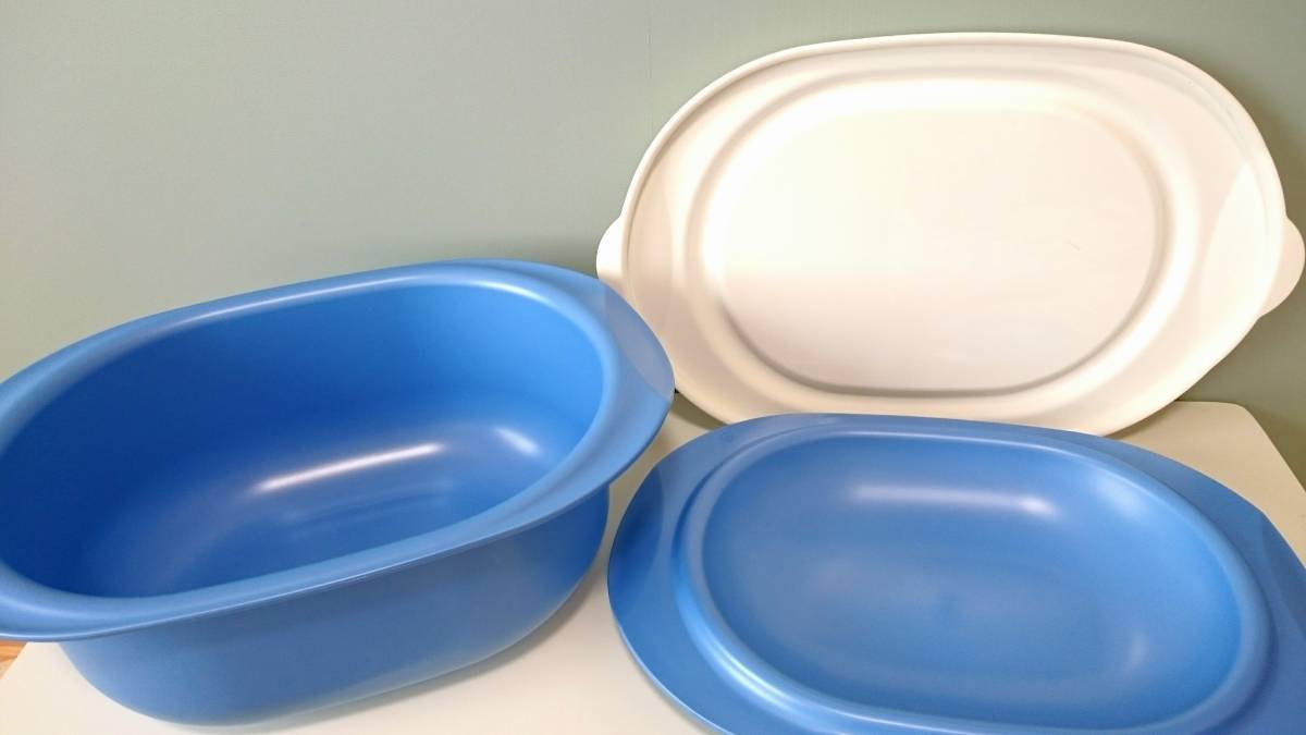 Tupperware オーブンウェーブ だ円(大) タッパーウェア 電子レンジ