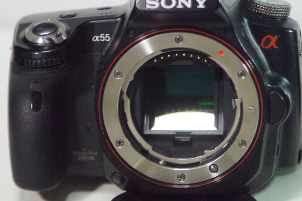 SONY α55 SLT-A55V 動作確認済+28-300mmレンズ他、1式揃って