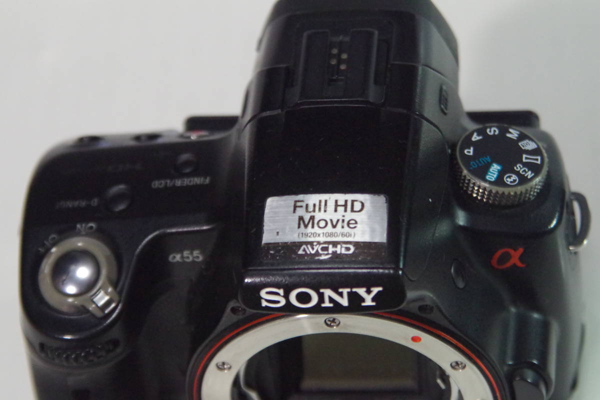 SONY α55 SLT-A55V 動作確認済+28-300mmレンズ他、1式揃って