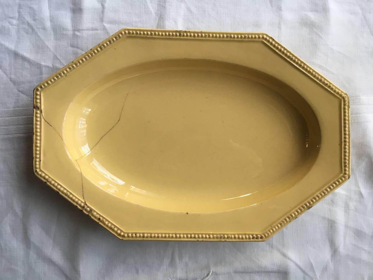 あんみつ姫さま専用 眺めの良いインディゴ花文皿 アンティーク 西洋民