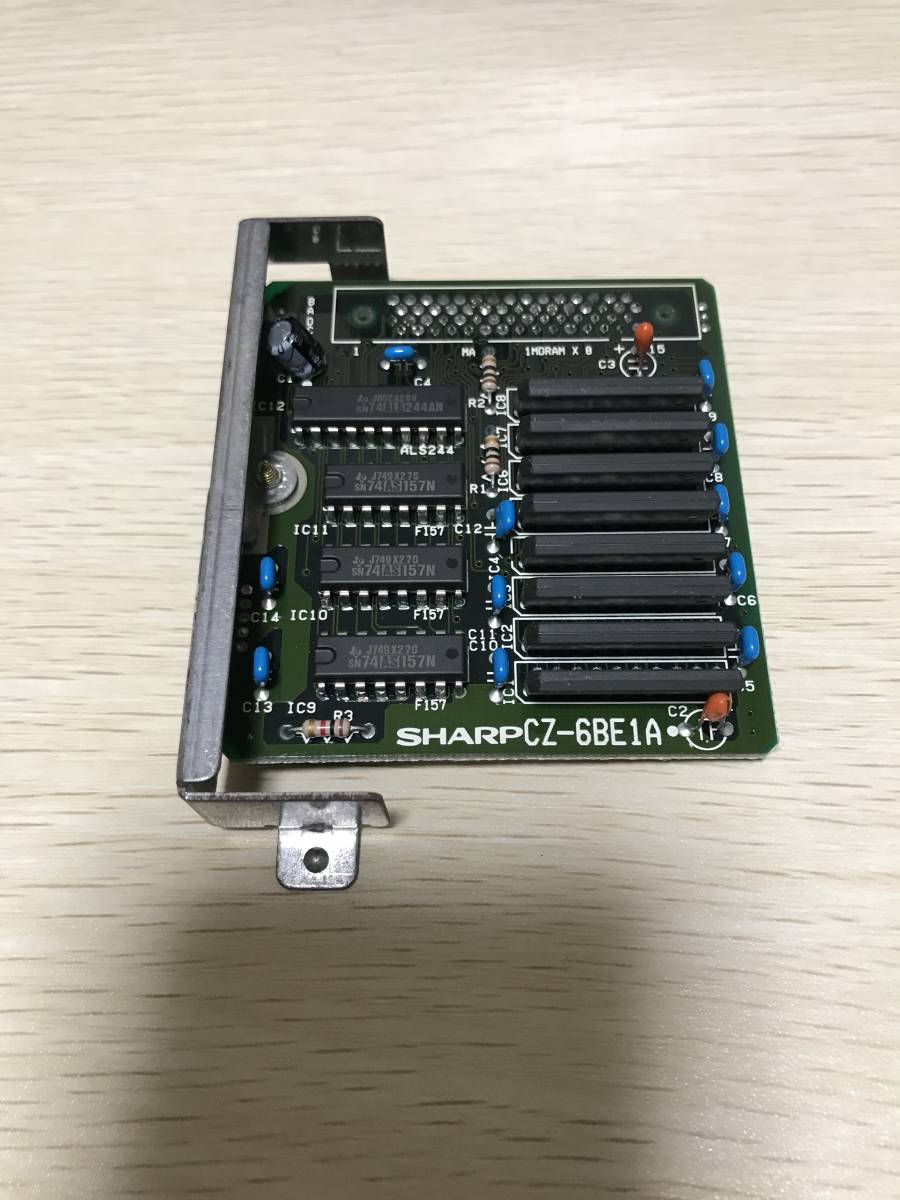 X68000 内蔵1MB 増設RAMボード SHARP CZ-6BE1A シャープ(X68000ACE/PRO