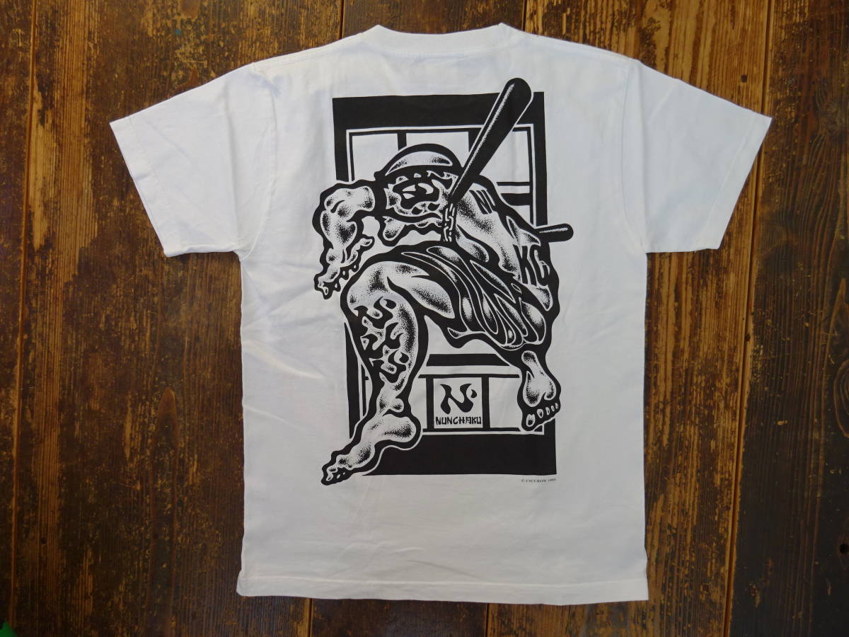 激レア 同様 ヌンチャク 復刻 Tシャツ M ホワイト GMF SUPER STUPID