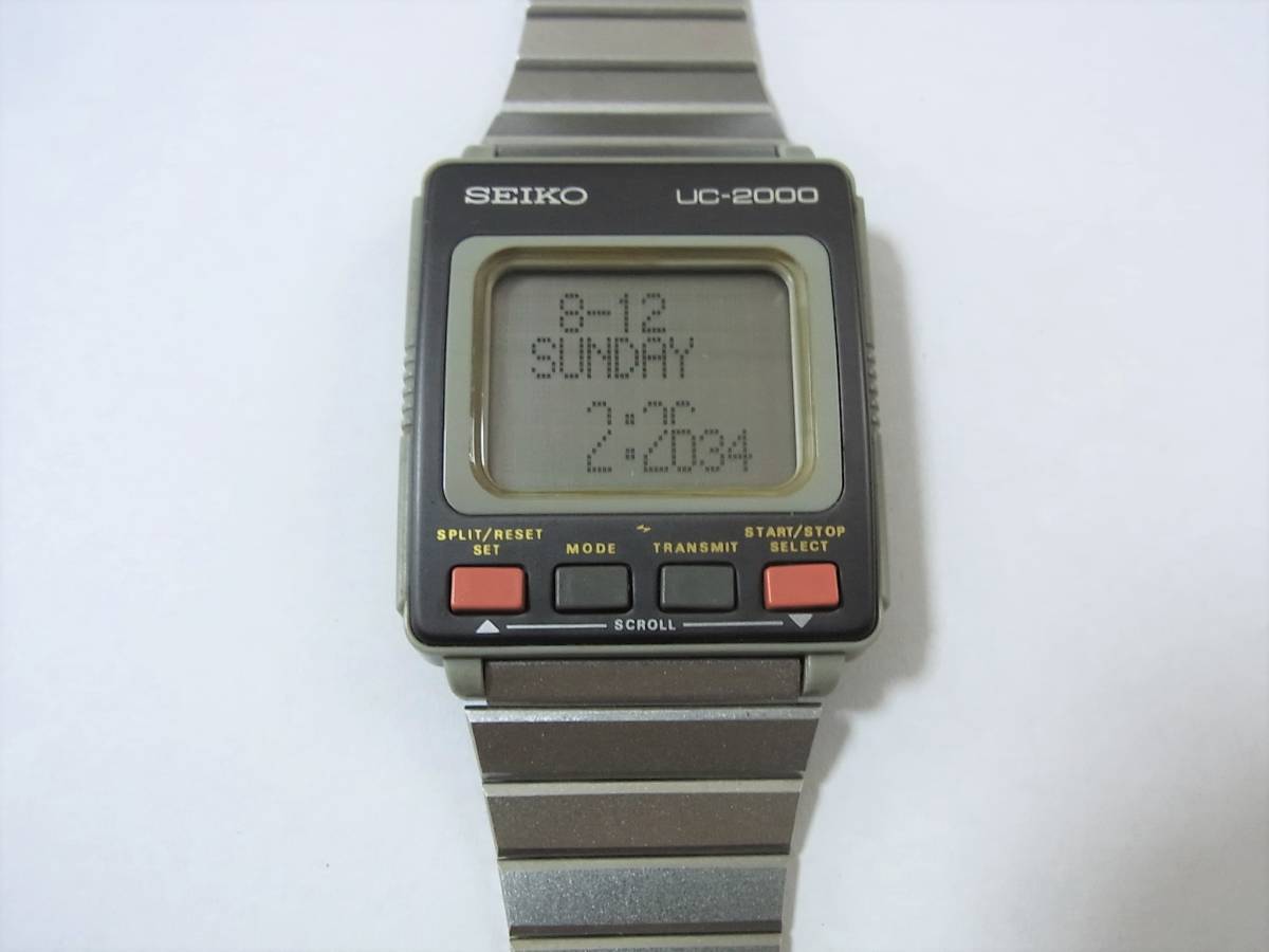 美品80's 腕コン セイコーデジタルDATA-2000スペースエイジ電池新品！ 腕コン セイコー UC-2000 デジタル SEIKO 稼働 - ポケコン 中古 Yahoo