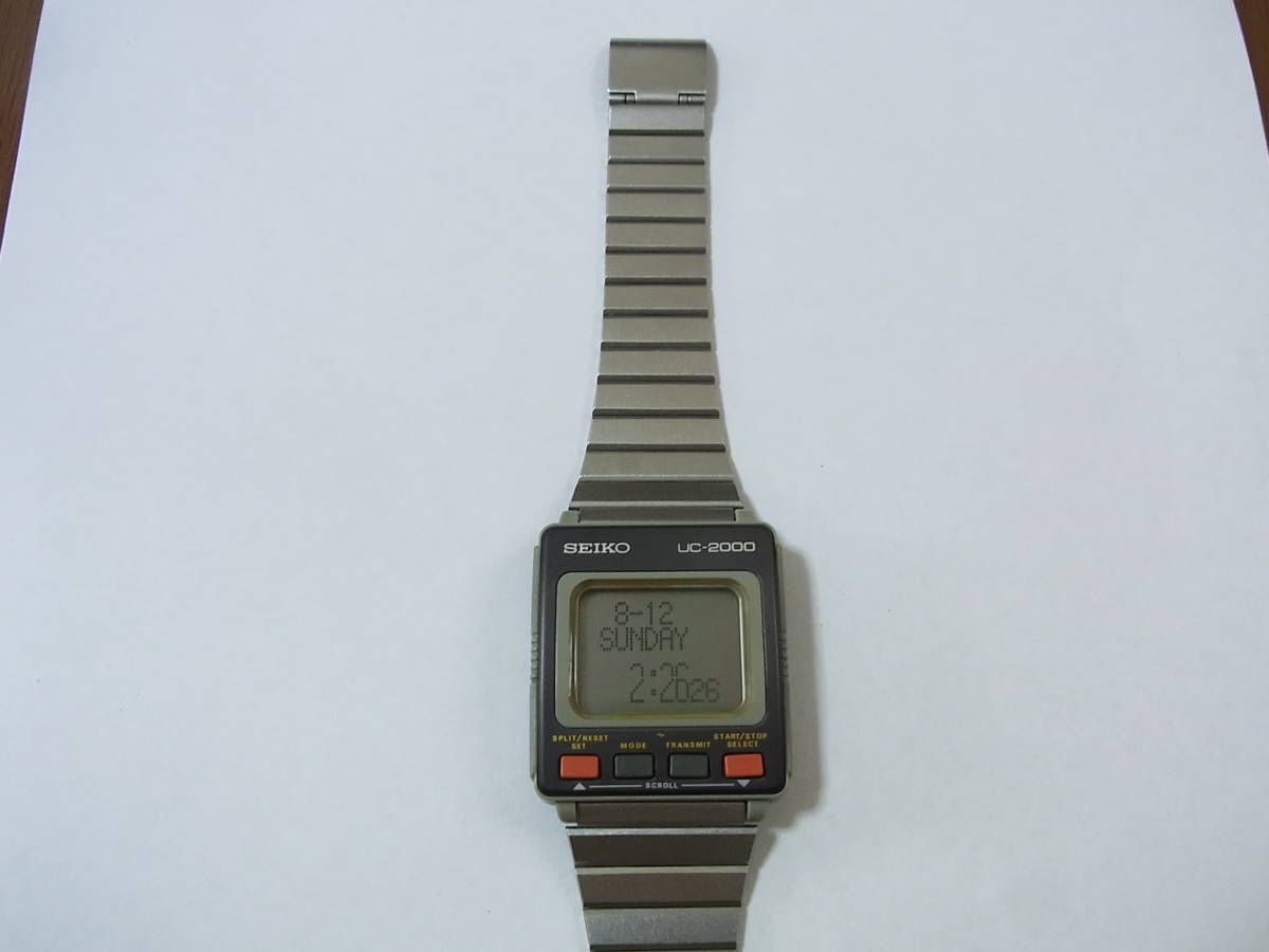 腕コン セイコー UC-2000 デジタル SEIKO 稼働 - ポケコン 中古 Yahoo