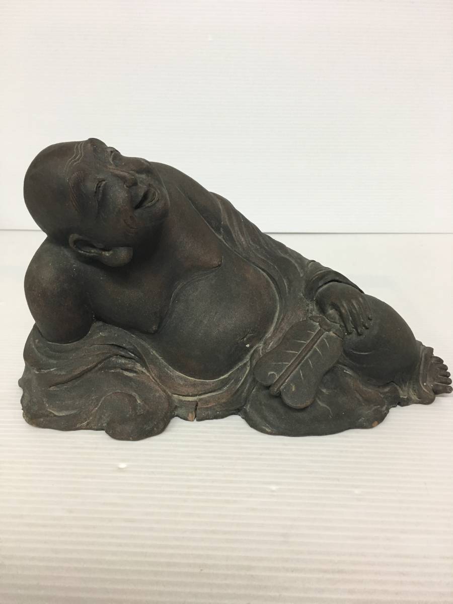 アーカイブ 誠屋 備前焼 古備前焼の布袋様置物 香炉 古美術 古備前 布袋