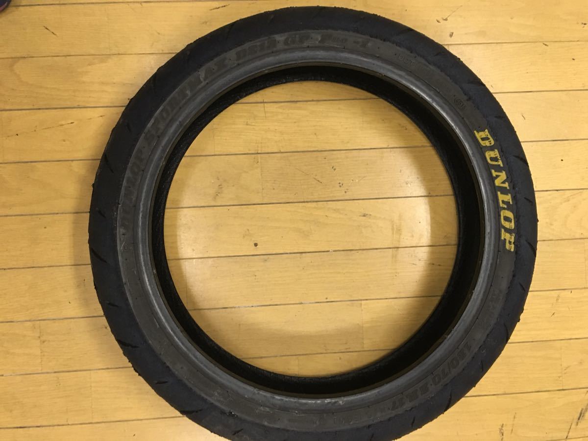 DUNLOP 中古 前後セット 120⁄70ZR17 180⁄55ZR17 DUNLOP 中古 前後