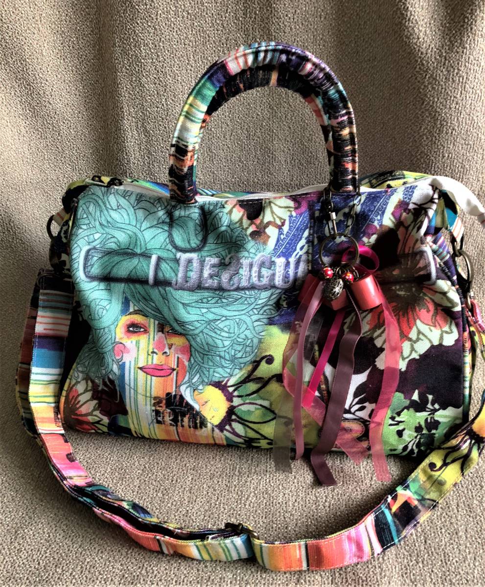 デシグアル Desigual | （マルチ） ペイント柄 リバーシブル マキシ 