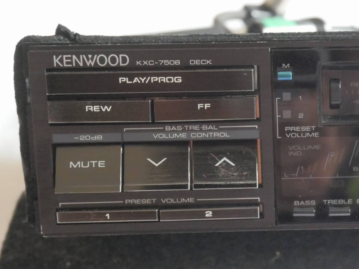 KENWOOD ケンウッド Yahoo!オークション - KXC 当時物 KXC-7508⁄KGC