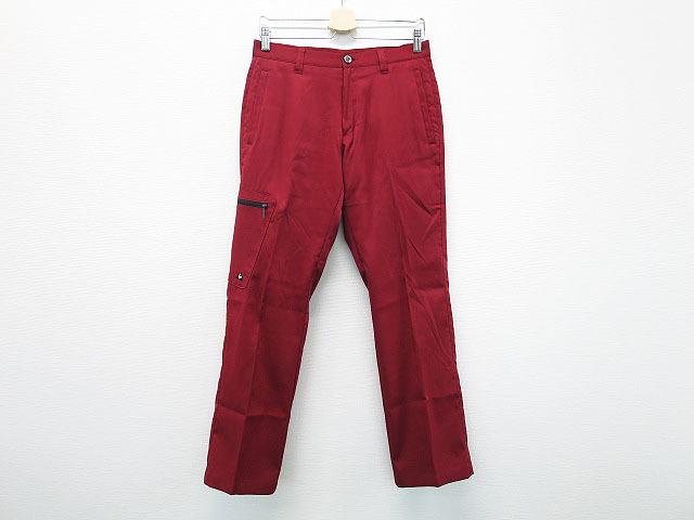 Lecoq golf ルコックゴルフ 裏起毛パンツ レッド系 76 [240001138317]【中古】メンズ
