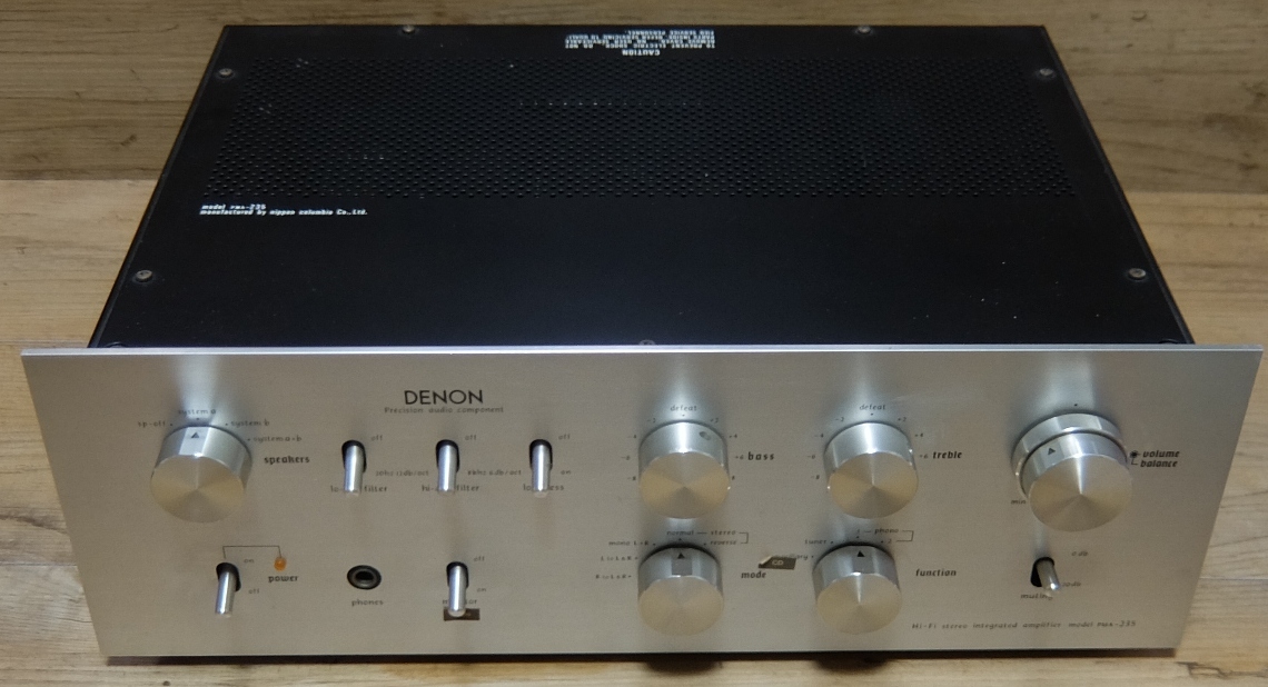PMA-235 DENON プリメインアンプ 私のオーディオ道 ☆ジャンク品