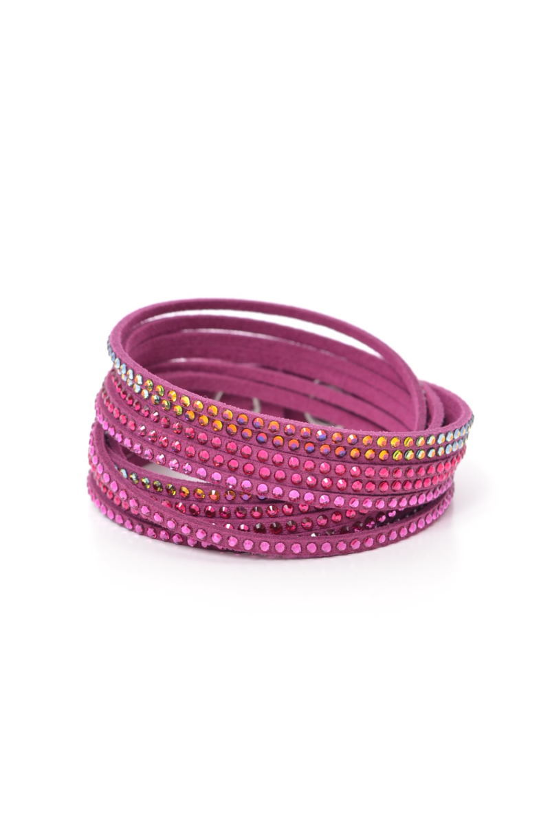 SWAROVSKI スワロフスキー ブレスレット ピンク クリスタル ライン