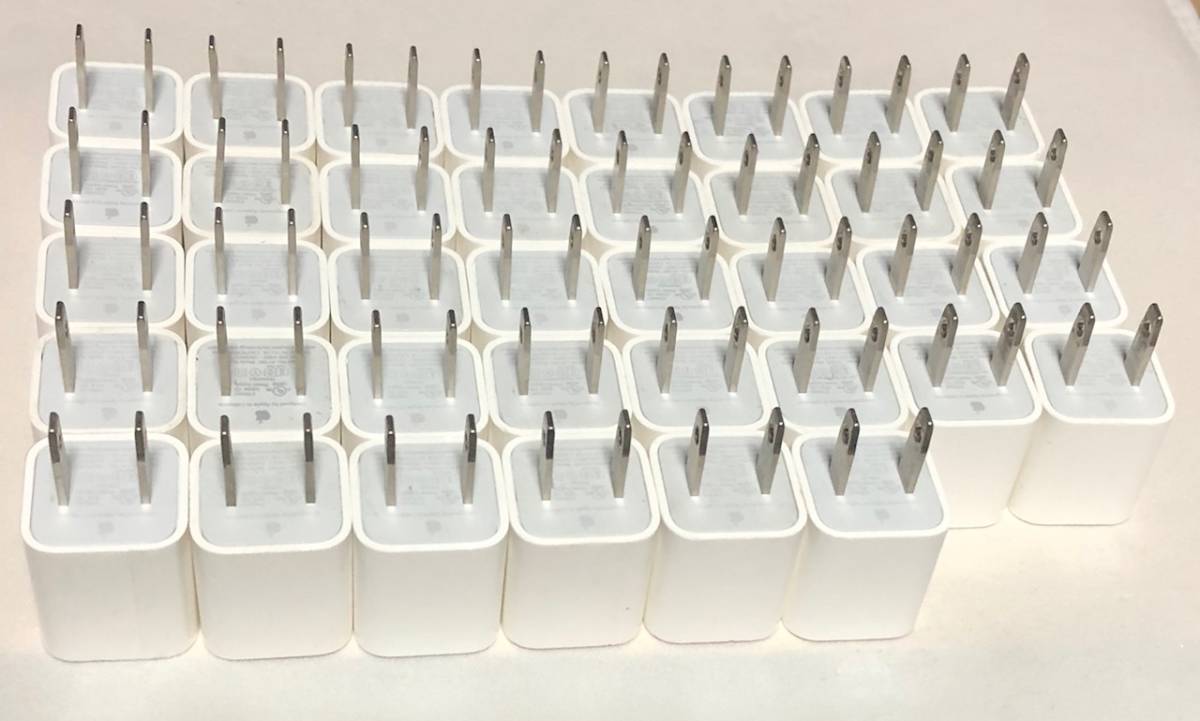 ★中古品★　アップル純正　iPhone　ACアダプタ　USB充電　38個セット