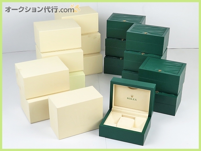 ロレックス 純正 空箱 9点セット 緑 グリーン 腕時計用ケース ROLEX