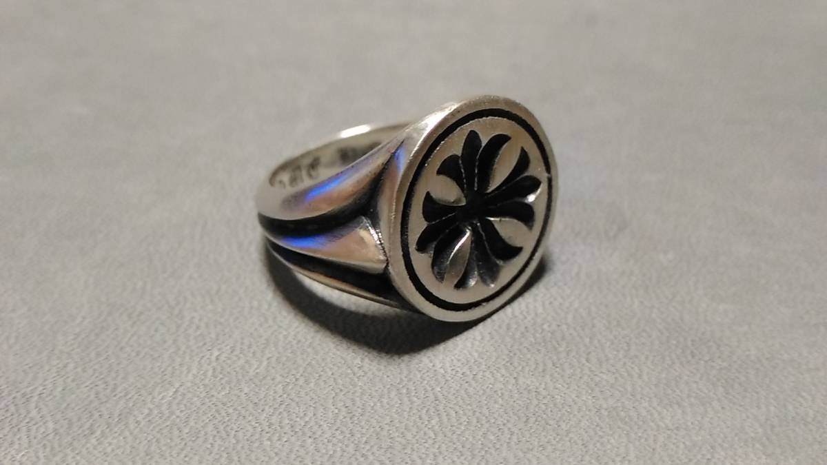 CHROME HEARTS CHプラスエンボスリング シルバー925 クロムハーツ 