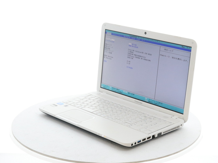 TOSHIBA PABX351HSWWT dynabook BX/35HWHT Celeron B830 1.80GHz 4GB 