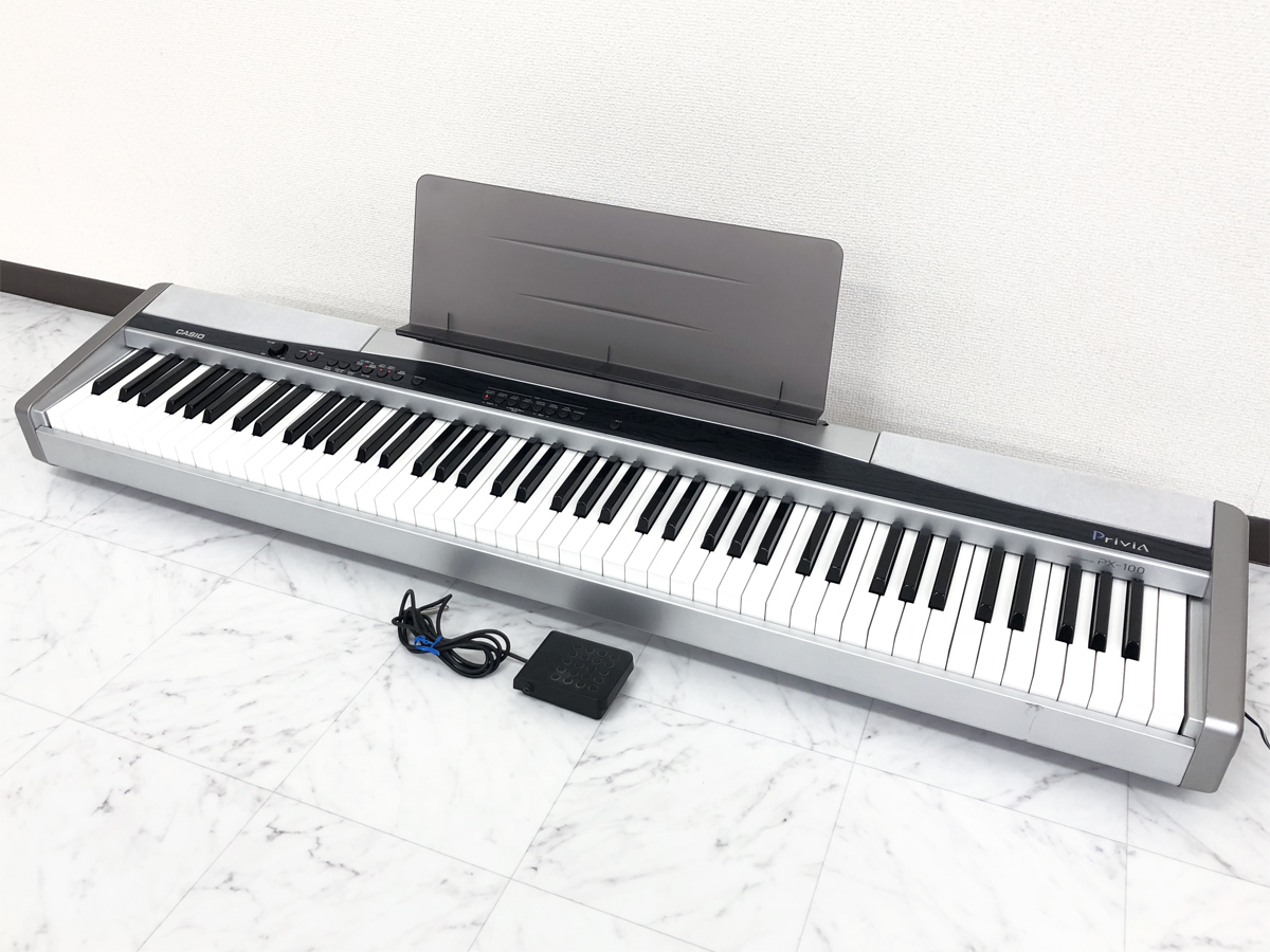 【極美品】CASIO 電子ピアノ 88鍵盤 PRIVIA PX-100 CASIO PX-100 電子ピアノ 88鍵盤 カシオ PRIVIA デジタルピアノ 電子