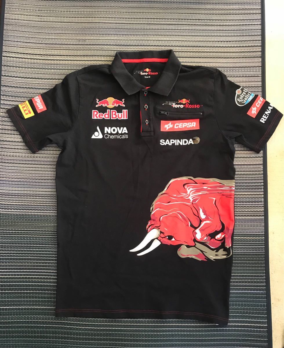 支給品 2015年 スクーデリア・トロロッソ 半袖ポロシャツレッドブル Red Bull