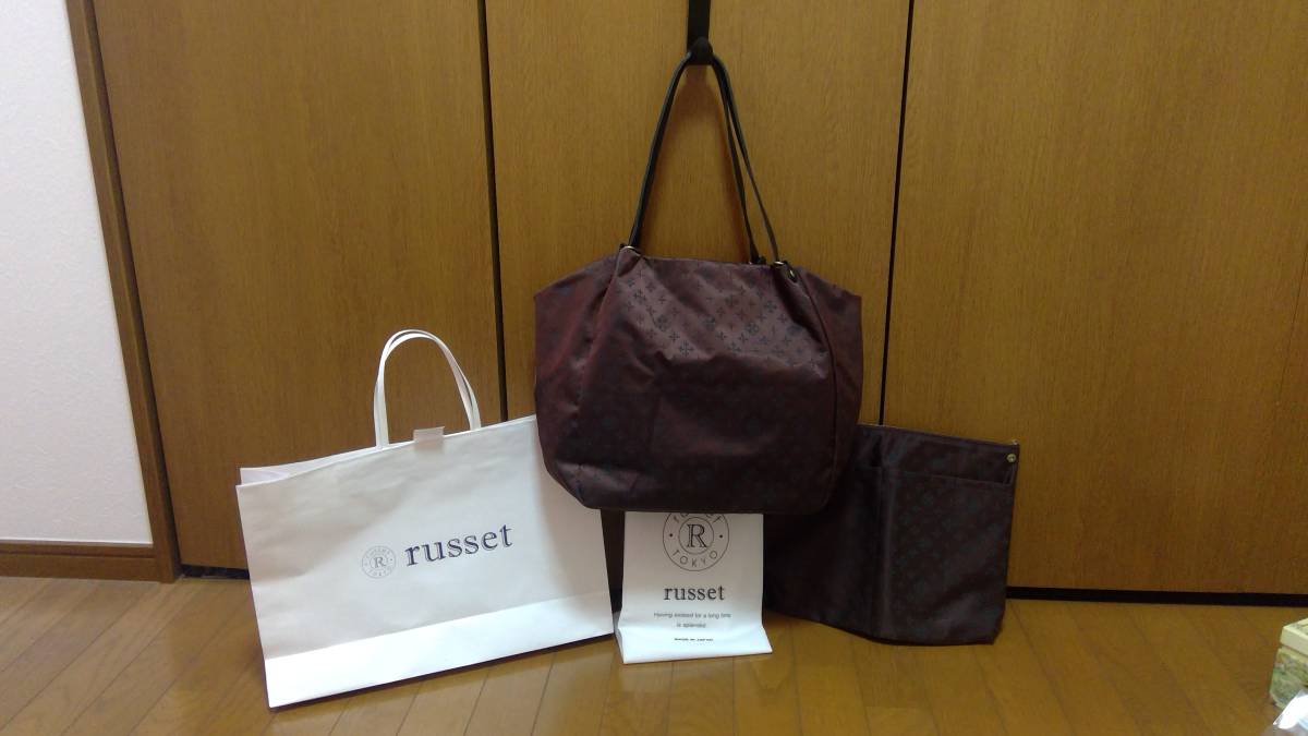 新作，SALE ラシット russet 親子バッグ 持ち手 牛革 モノグラム(ショルダーバッグ)｜売買されたオークション情報、yahooの商品情報をアーカイブ公開 - オークファン その他