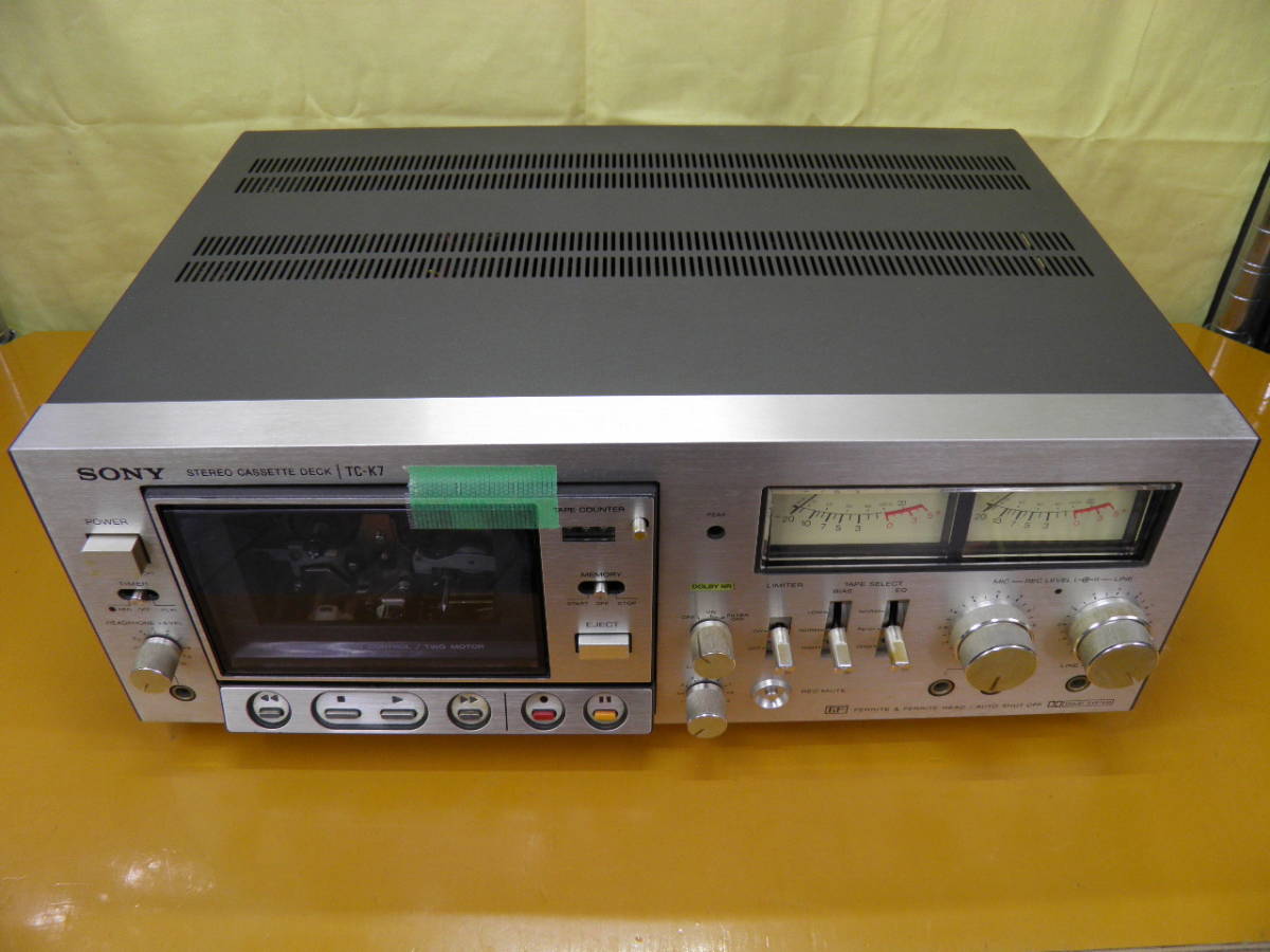 ☆497 SONY ソニー TC-K7 カセットデッキ ジャンク品 Yahoo
