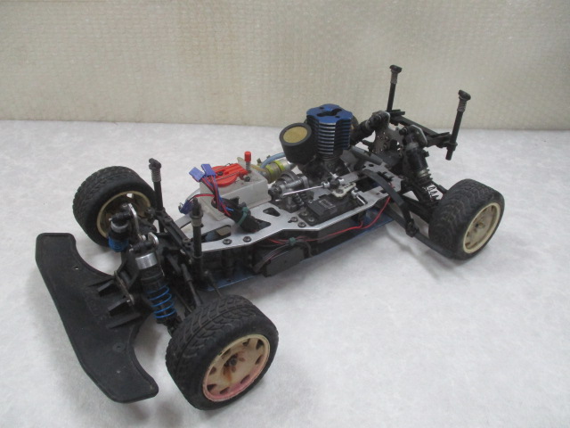 京商 GP10 エンジンカーシャーシ OSエンジン / 当時物 部品取り RC