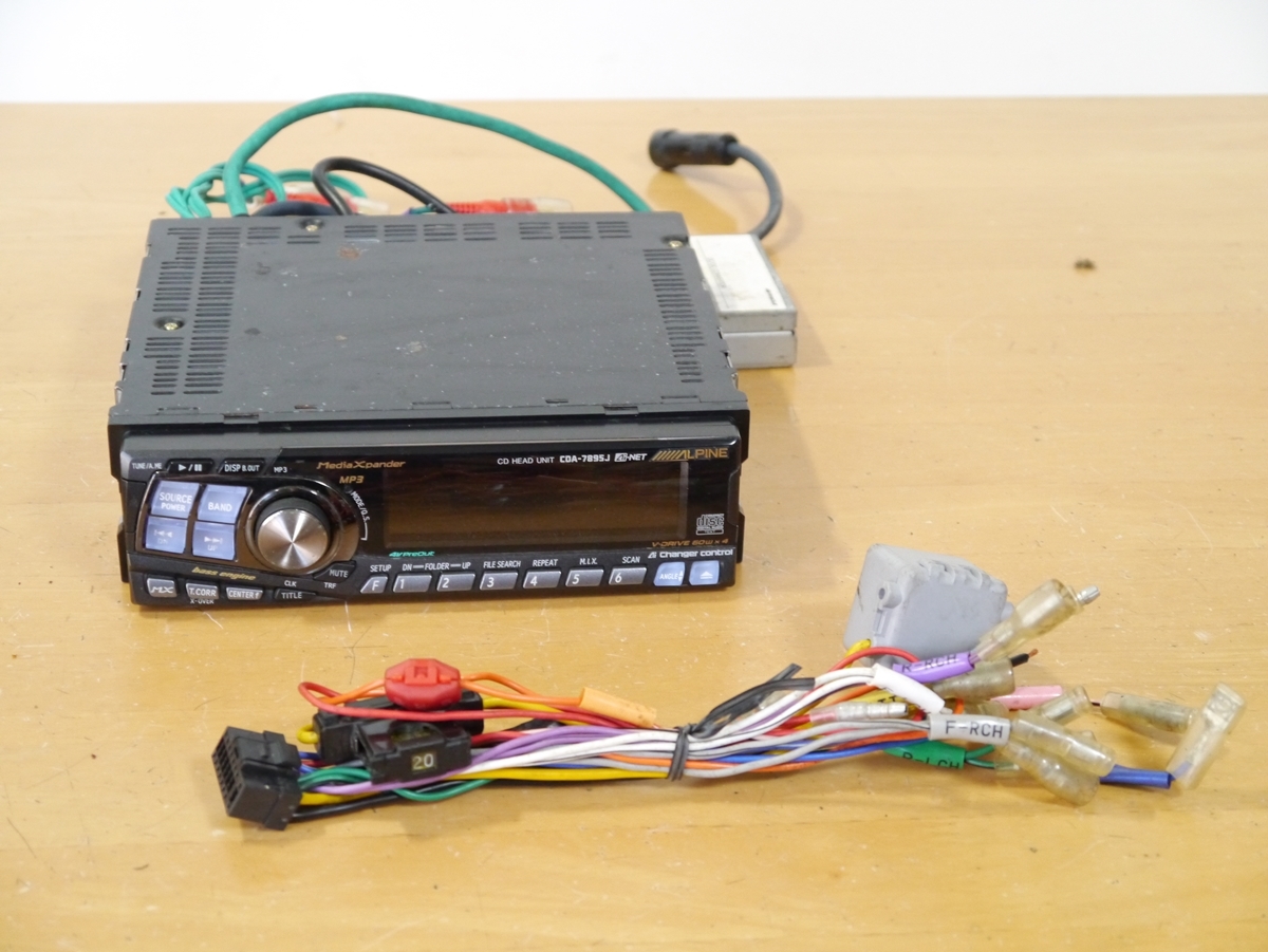 CDA-7895J ALPINE CD アルパイン AUX 1DIN Car Audio Yahoo 