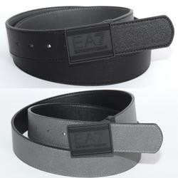 【CU】 EMPORIO ARMANI　エンポリオアルマーニ　リバーシブルベルト　ブラック×グレー　 275376 7A693 10220フリーカット