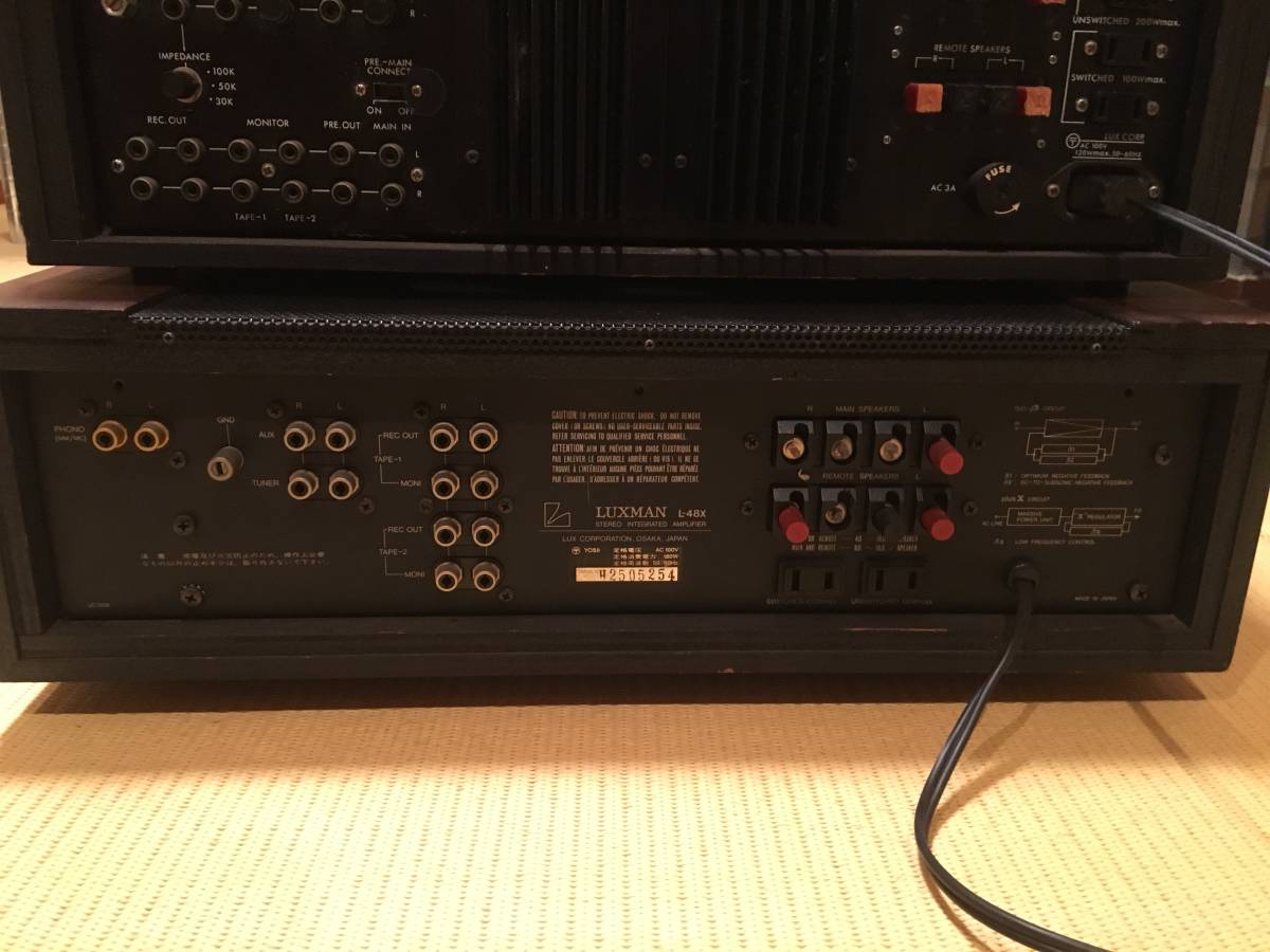 LUXMAN ラックスマン LUXMAN L-48X プリメインアンプ プリメインアンプ