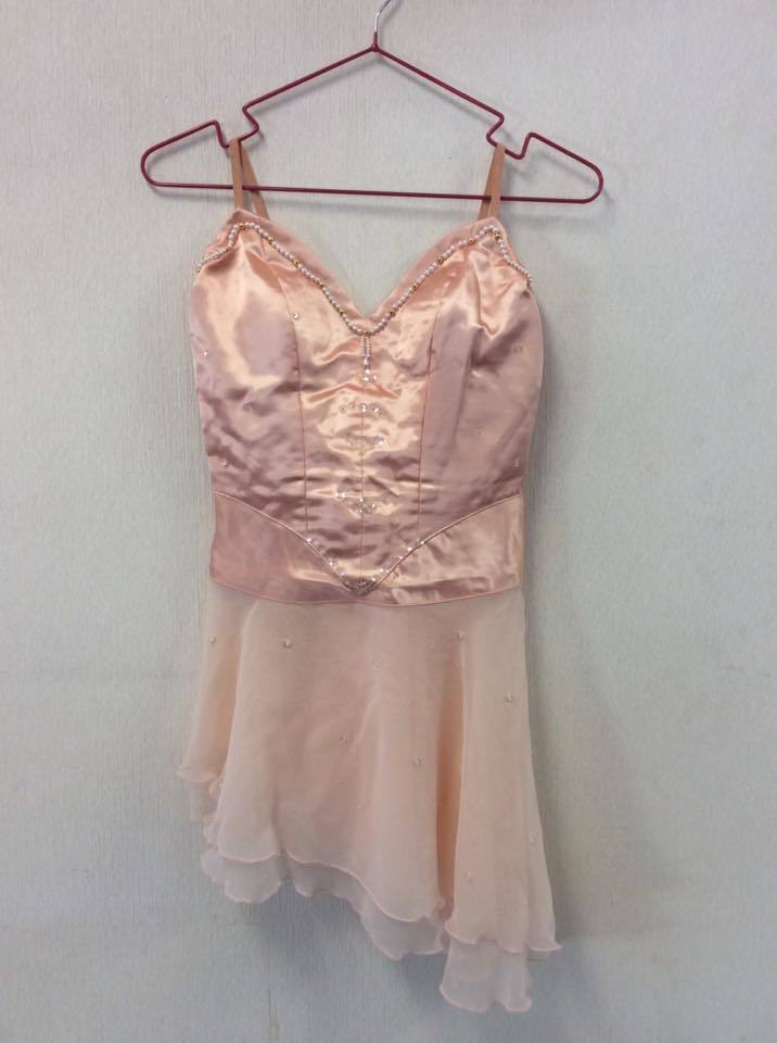 【送料無料】女性　バレエ衣装 ジョーゼット　サーモンピンク　155～160㎝　2着　『海と真珠』など_1