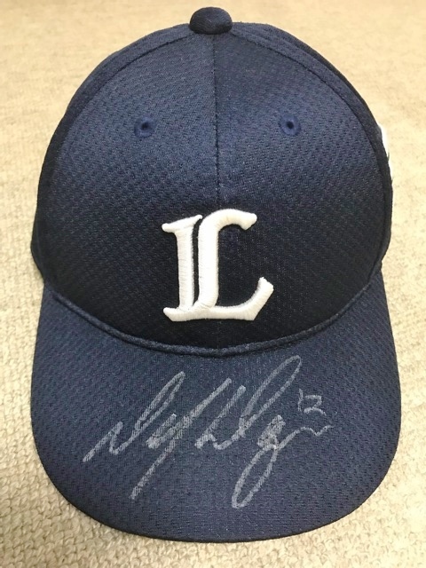 NPB 西武 ライオンズ 実使用 球団支給 ワグナー 帽子 キャップ 野球 2018 NPB プロ野球 実使用 本物 証明付 ニール ワグナー 直筆サイン入