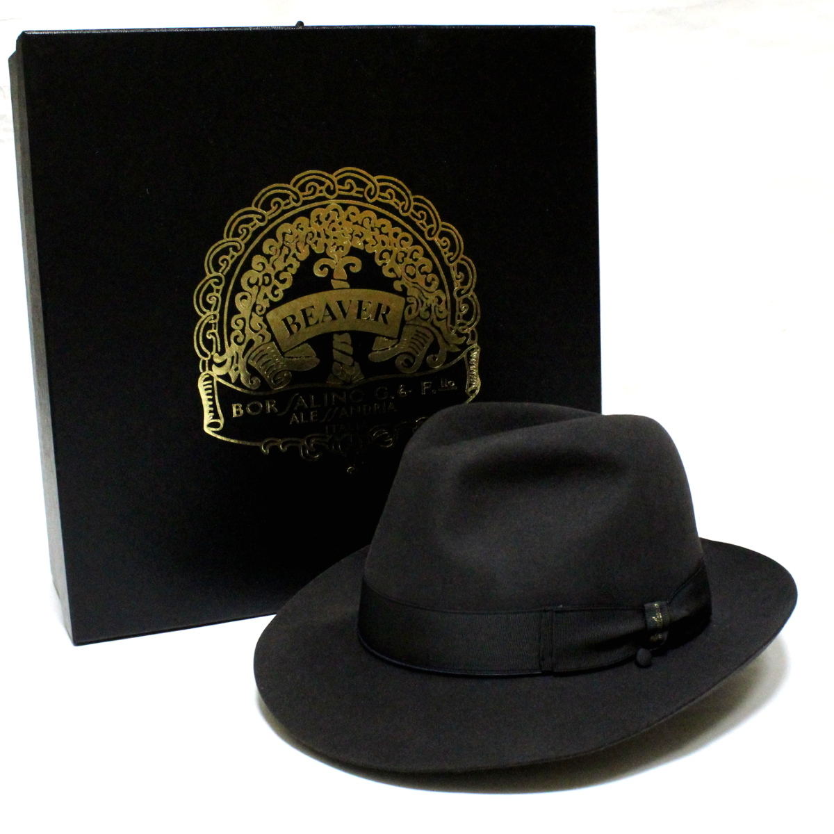 ビーバー Borsalino⁄ボルサリーノ」Beaver(ビーバー) フェルトハット 