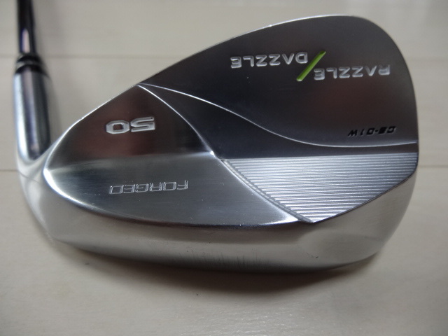 ★メーカーカスタム中古美品★ラズルダズル　RAZZLE　DAZZLE　CS-01W　ウェッジ　AW　PS　５０度　ダイナミックゴールド　Ｓ２００