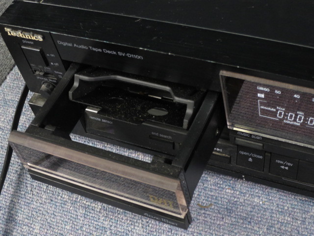 109018□Technics DATデッキ SV-D1100 テクニクス ジャンク オーディオ