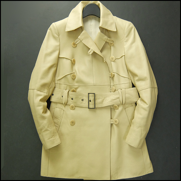 限定SALE，SALE アクアスキュータム ラムレザートレンチコート6 S ベージュ J24340 Aquascutum 秋冬 羊革(女性用)｜売買されたオークション情報、yahooの商品情報をアーカイブ公開 - オークファン 女性用