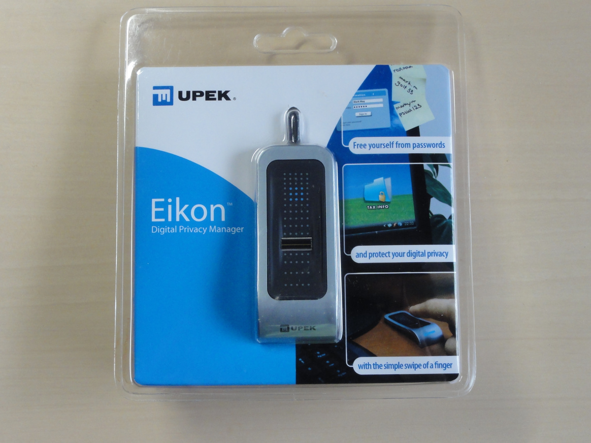 UPEK Eikon Digital Privacy Manager USB指紋認証リーダー 未開封品 