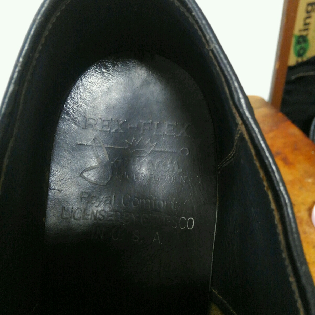 51◆ Jarman ジャーマン レザー ビジネスシューズ メンズ レースアップ シューズ サイズ24cmEE ブラック 黒 オシャレ