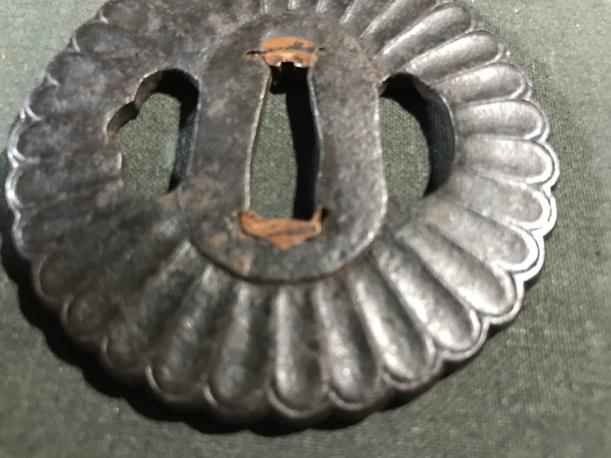 鍔 竹光時代拵え 脇差 刀装具 本歌鉄鍔 鶯形目貫 本 日本