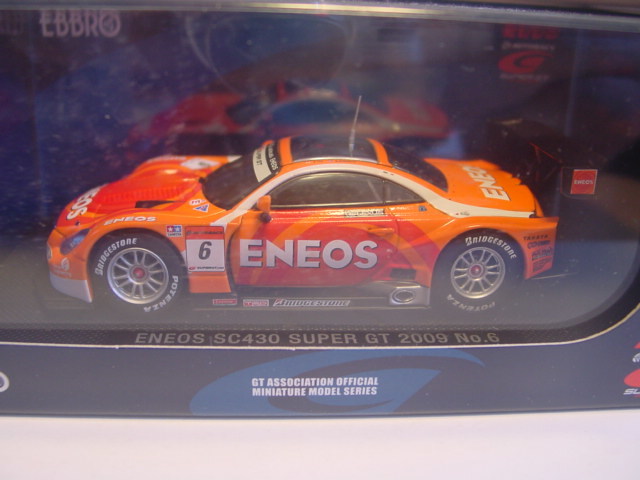 EBBRO ENEOS SC430 SUPER GT 2009 直筆サイン入り EBBRO ENEOS SC430